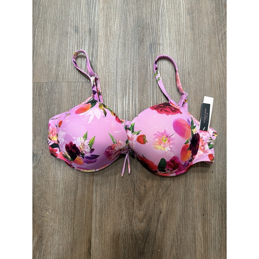 NWT Victoria's Secret Swim Set Stunning Floral Bikini Top 38D